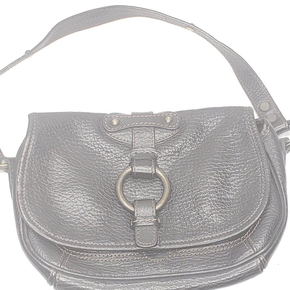 BANANA REPUBLIC, Women'sblack leather shoulder bag